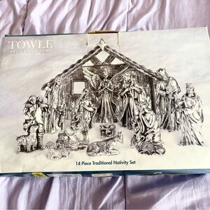 Towle Silver Nativity 14-Piece Collection
